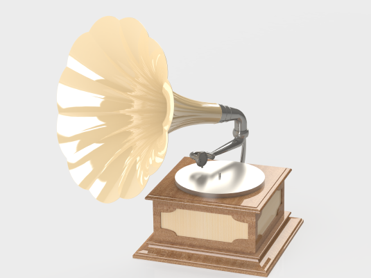 Phonograph_gramophone_grafonola replica | 3d print model