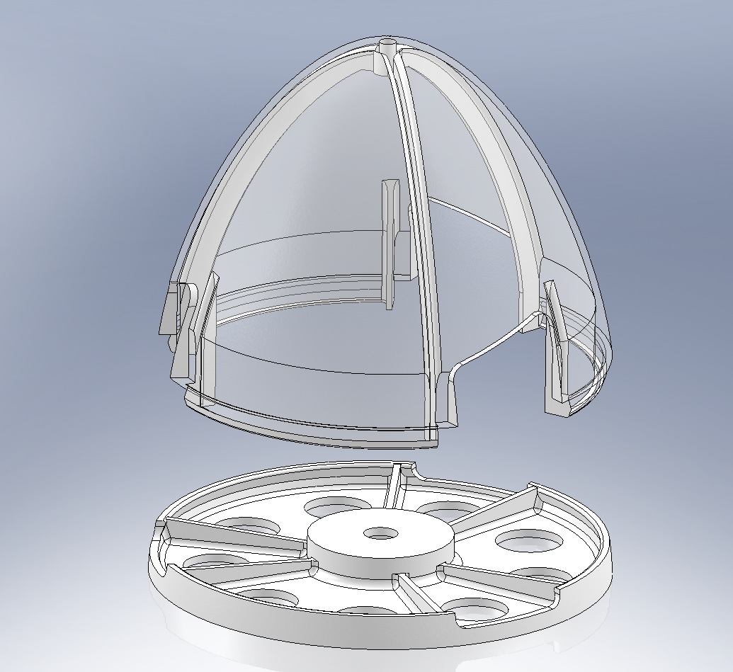 Spinner for Infield Engineering 45" Miles M.20 Pocket Fighter