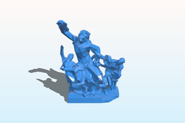 Laocoon and His Sons Low Poly | 3d print model