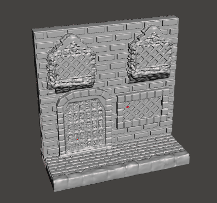 Miniature Store Facade 2 | 3d print model
