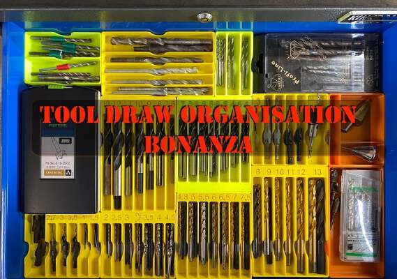 Drill bit organisation trays | 3d print model