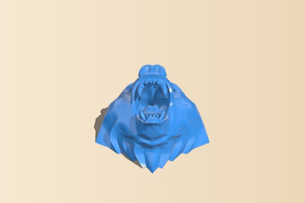 School of the Bear Medallion | 3d print model