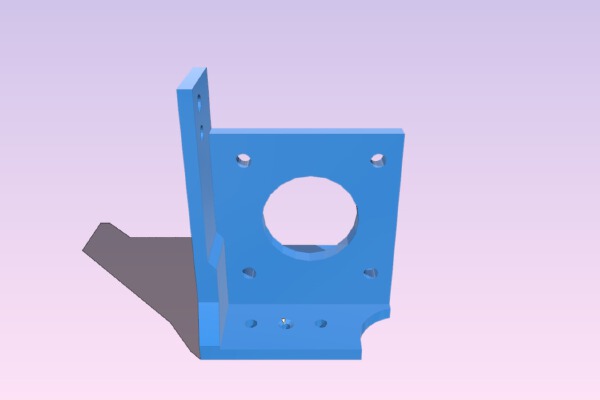 Soporte extrusor directo Magna 1 v2 con extrusor metalico y fan 5015 | 3d print model