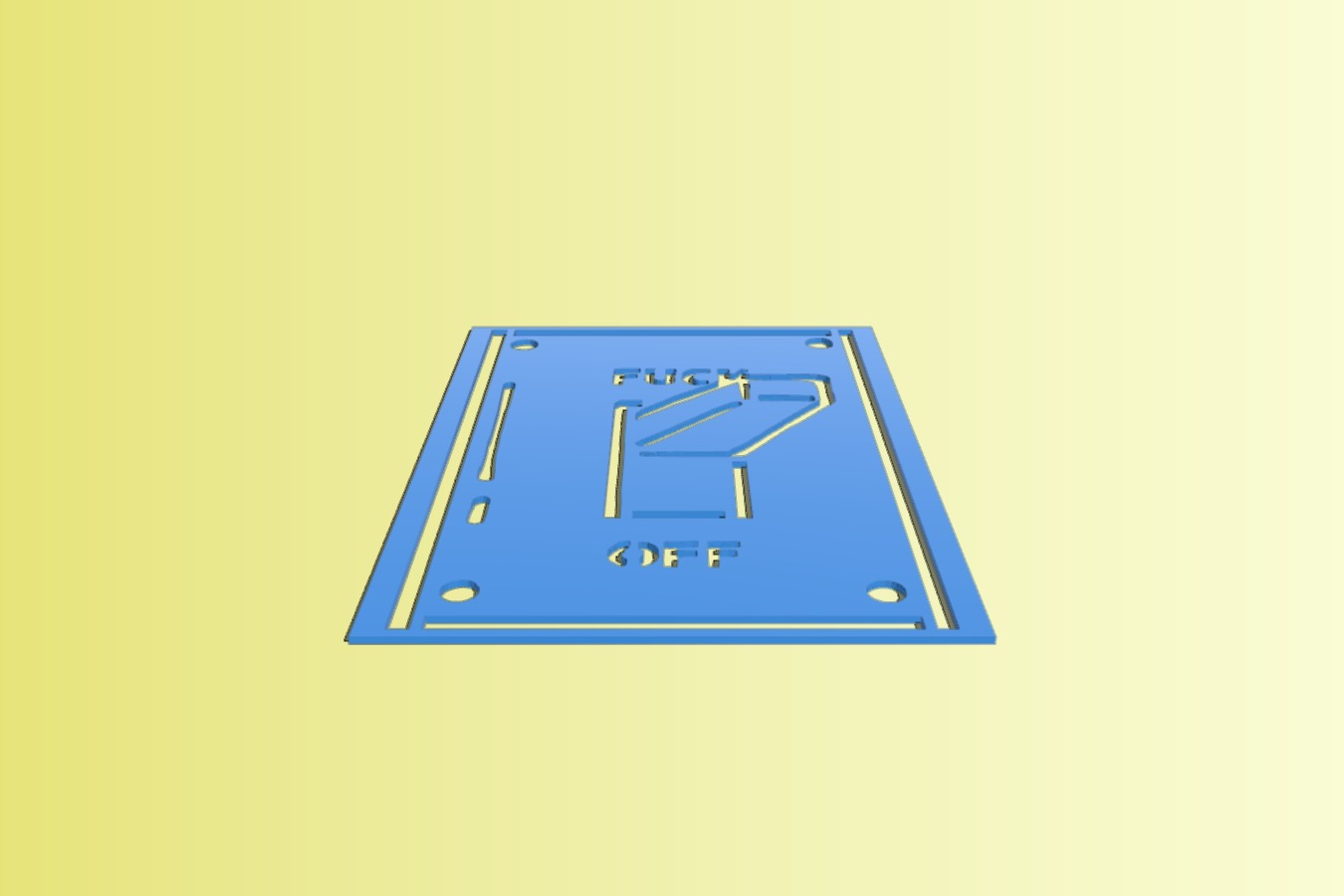 F switch stencil