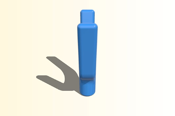 Fork part of rod rack | 3d print model