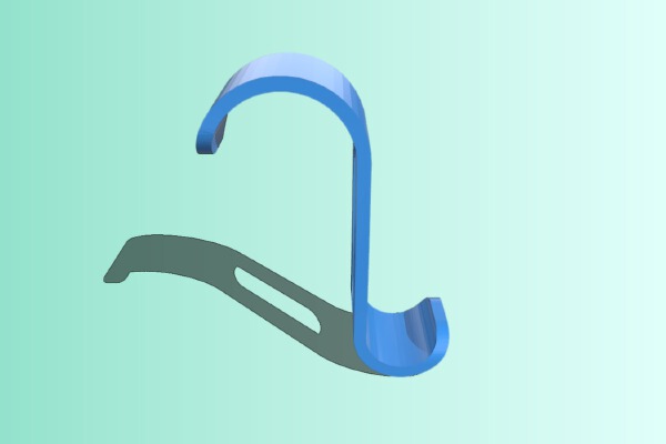 Crochet porte serviette - hook for towel holder | 3d print model
