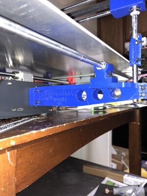 Monoprice Select Mini Z stabilizer and 3rd bearing bed mount | 3d print model