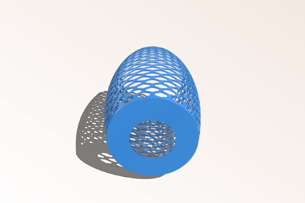 Lamp shade honeycomb | 3d print model