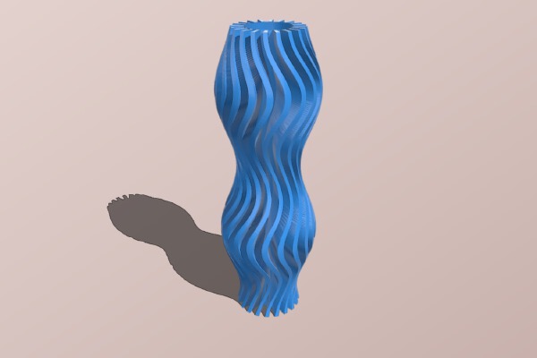Parametric Sine Design V1 | 3d print model