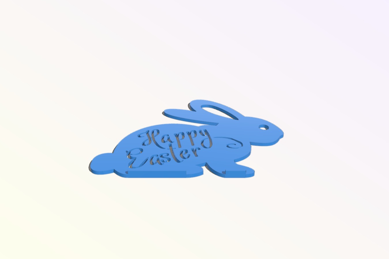 Happy Easter Bunny Stand Up