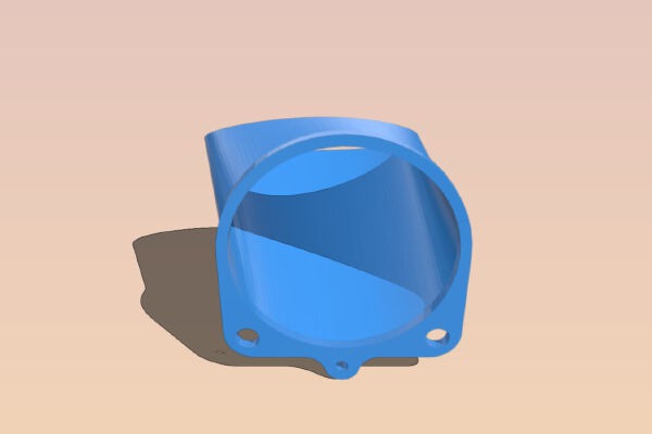 Fan duct for Diamond Head TRIUM 3D with spring holder | 3d print model