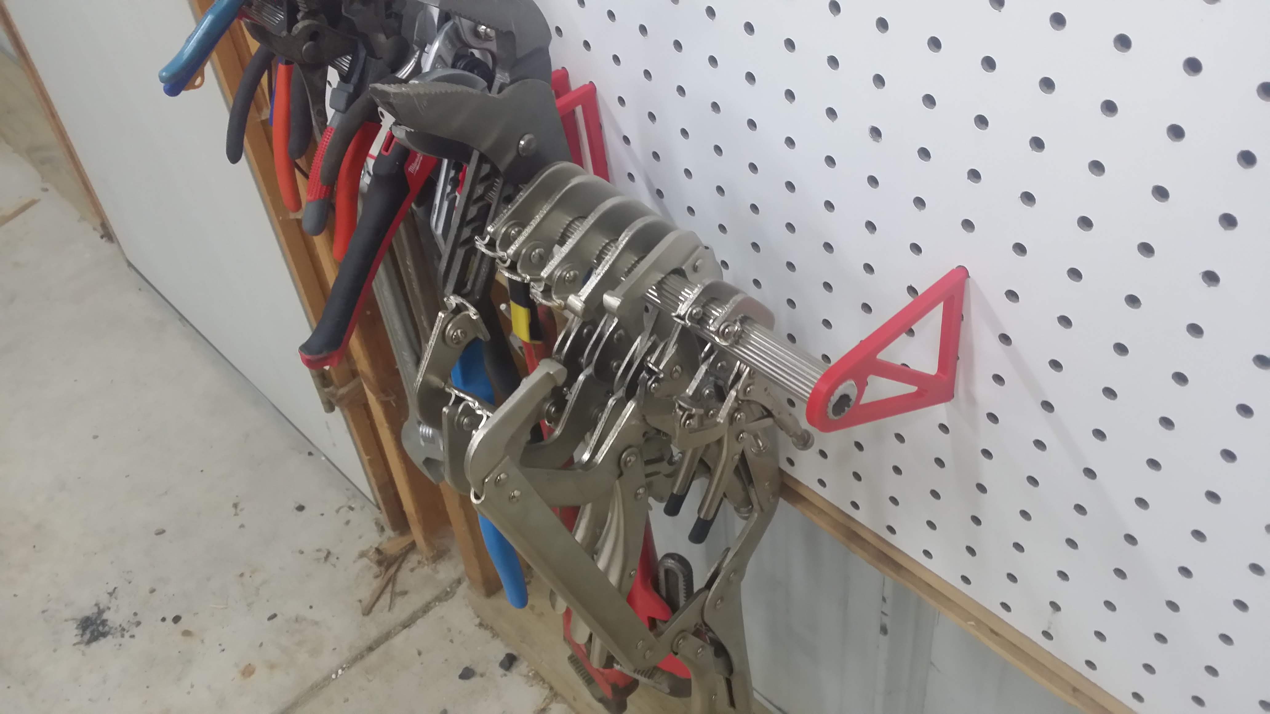 Peg Board Rod Mount
