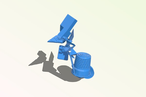 Extruder in place of British Hubles | 3d print model