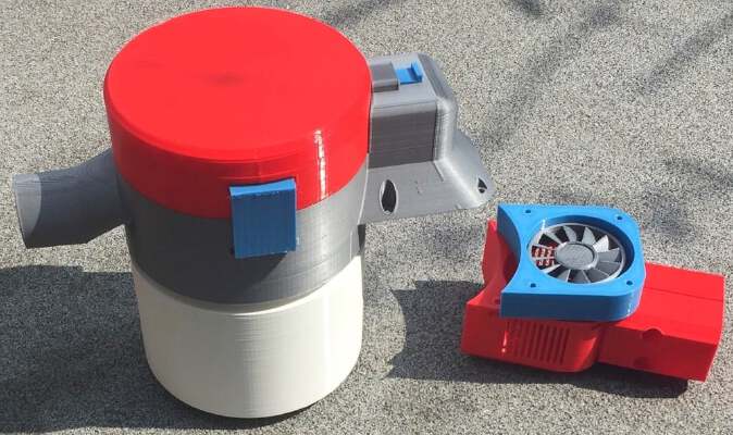 Hand vacuum, cyclonic | 3d print model