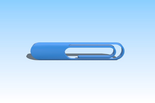 Giant labelling paperclip | 3d print model