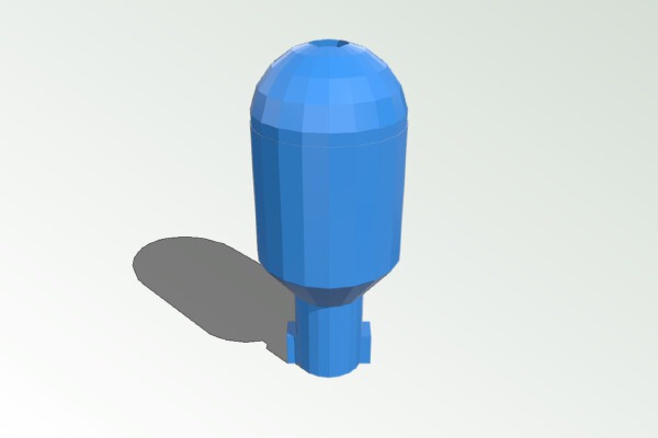 Hose-end Drain Unclogger | 3d print model