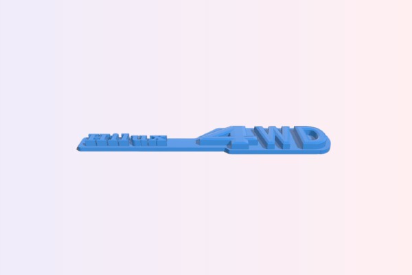 insignia de hilux | 3d print model