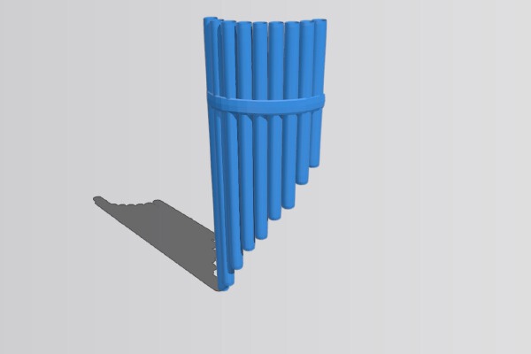 Pan Flute (Works) | 3d print model