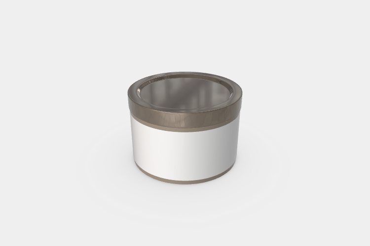 Cream Jar with Cap Mockup