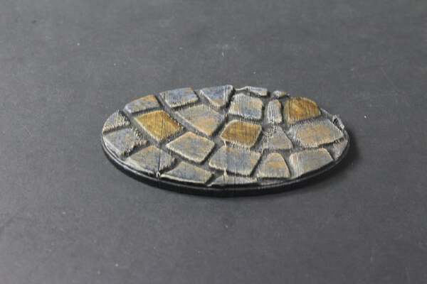 OpenForge Miniature Bases: Cobble (Oval) | 3d print model