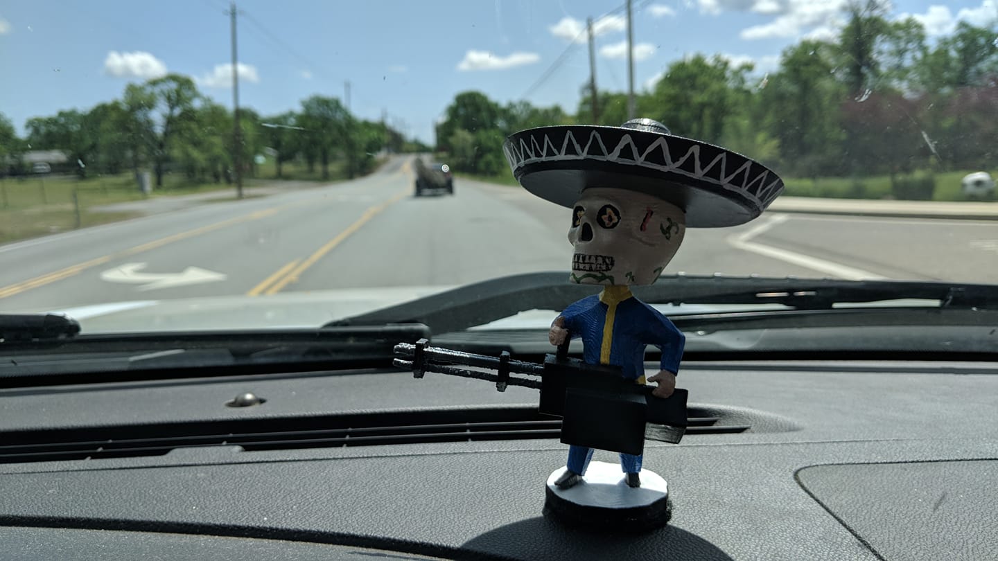 Fallout Bobble Head(Día de los Muertos Edition)