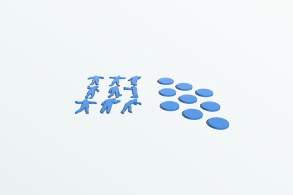 Gaslands - Zombie Bash Tokens | 3d print model