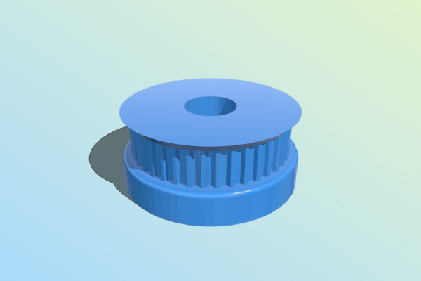 Parametric Pulley with Usual Screws | 3d print model