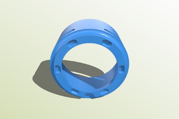 LED Spindle Light Adapter (Shapeoko 2) | 3d print model