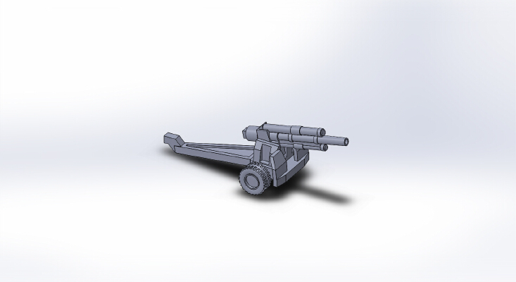 GI Joe mountain howitzer | 3d print model