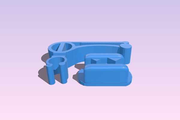 VR headset Cable tidy | 3d print model