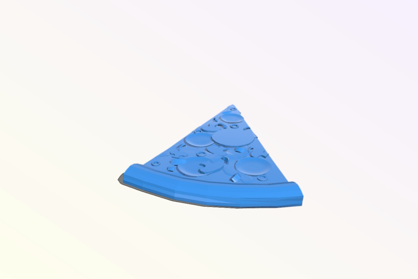 A nice tasty slice of pizza ! ~Intended as plastic model