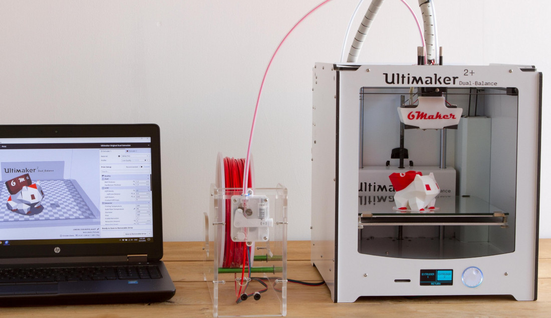Dual extruder UM2 Grand brother of Bulbasaur