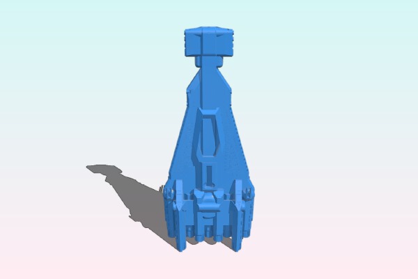 Halcyon Star Cruiser Take 2 | 3d print model