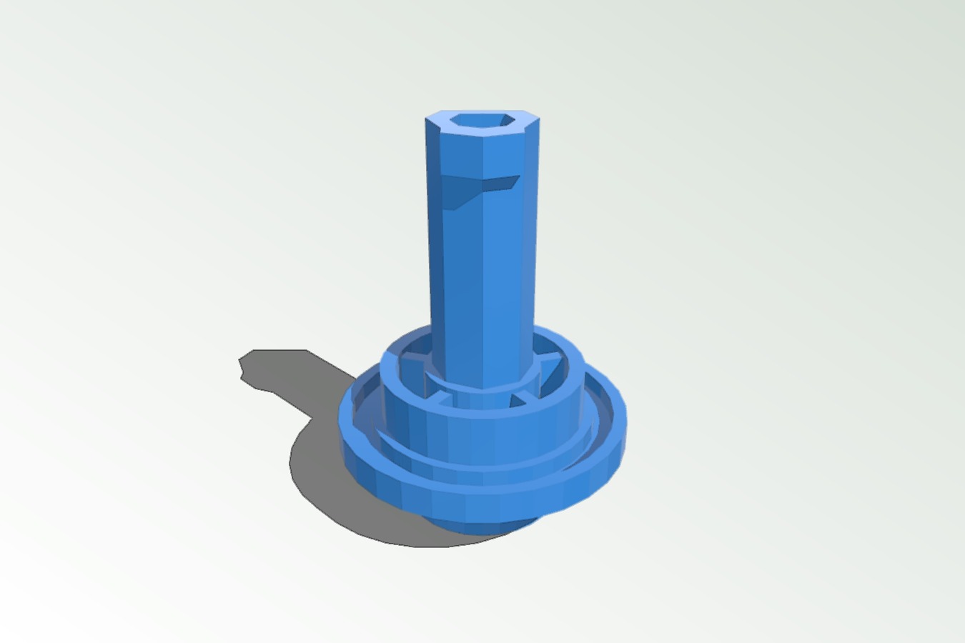 Flashforge Creator Pro Spool Holder for Dreamer 0.6 kg Filaments. 20mm Diameter Hole