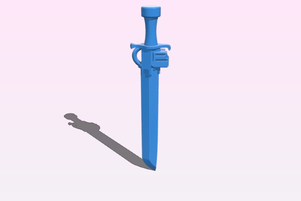 Grey Warrior Heavy Sword | 3d print model
