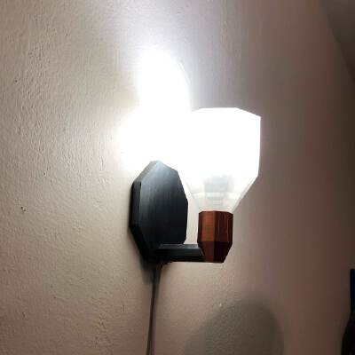 Octagonal Wall Lamp | 3d print model