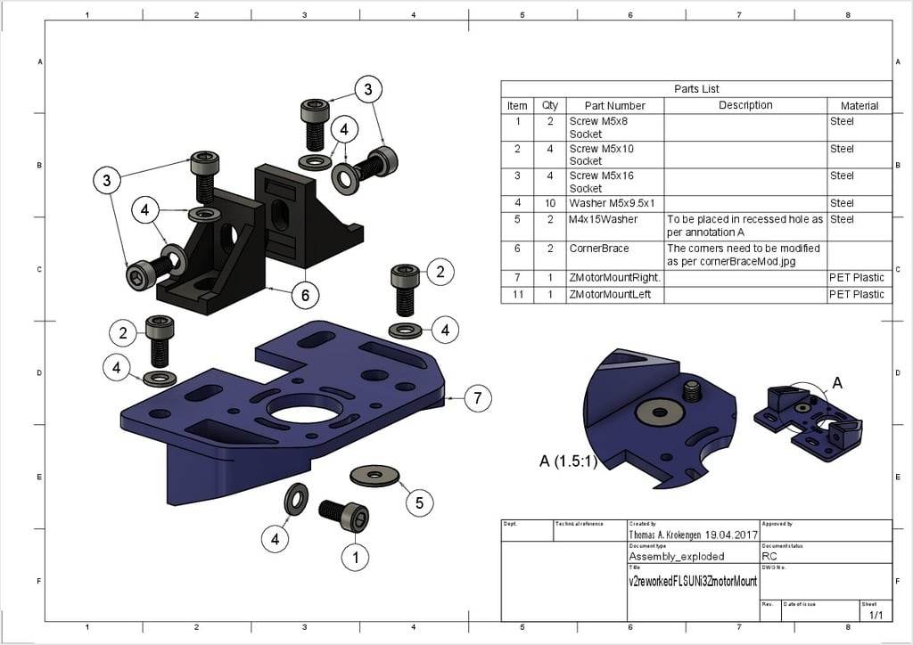 Reworked Z and Y axis for FLSUN i3