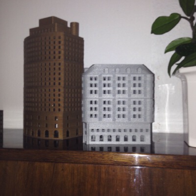 Townhouse that is decorative and can be used as storage | 3d print model