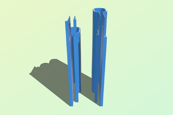 MakerGear M2 rear cable harness guide | 3d print model