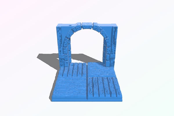 OpenForge 2.0 Cut Tudor Doorway | 3d print model