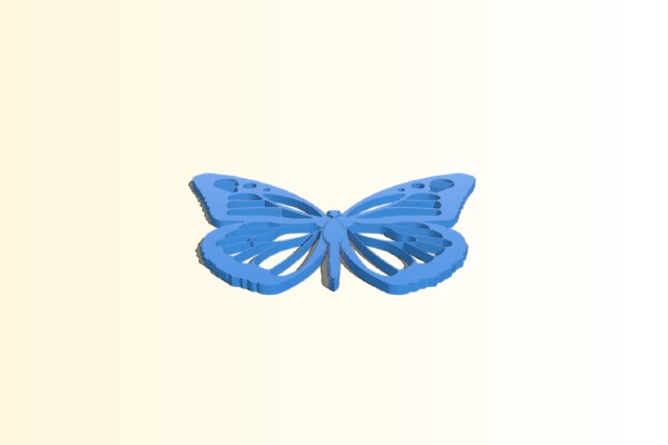 Butterfly2 | 3d print model