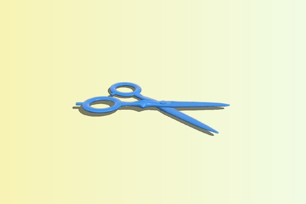 Stylist’s scissors | 3d print model