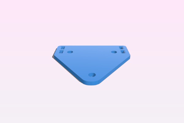 Tronxy X5S Stabilized Carriage Backplate | 3d print model