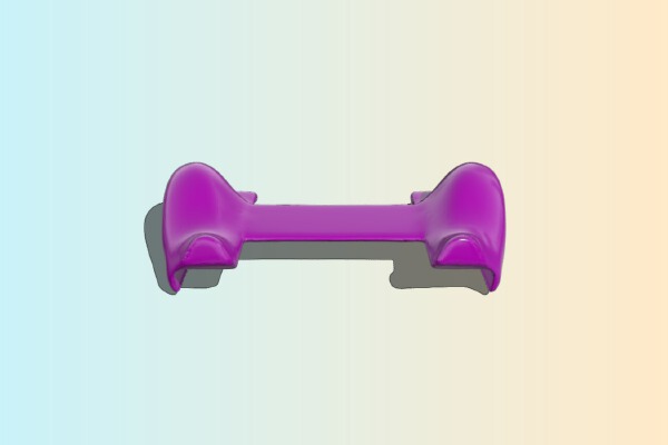 NEW 3DS XL Grip | 3d print model