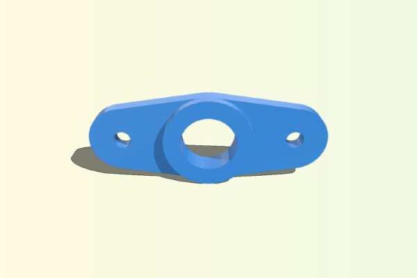 8mm Folding Prop Adapter | 3d print model