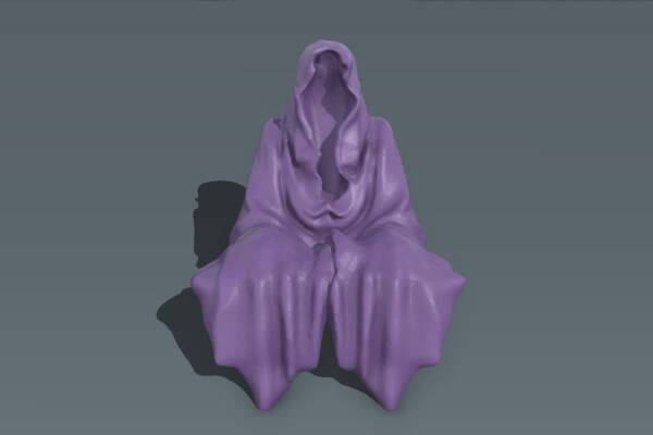 Sitting ghost | 3d print model