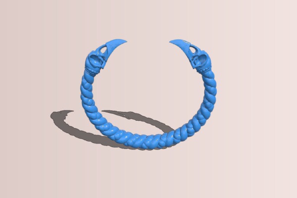 Raven bracelet | 3d print model