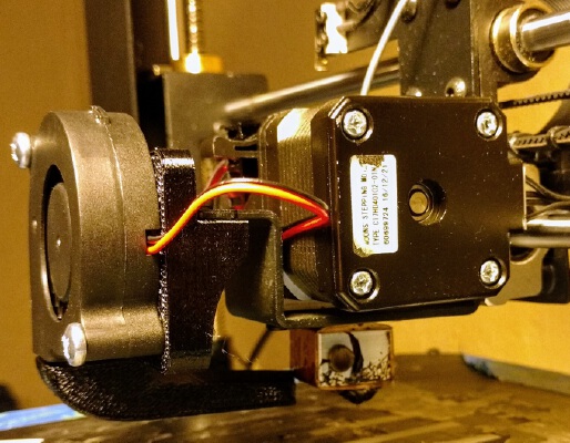 Blower Fan Mod for Monoprice Maker Select | 3d print model