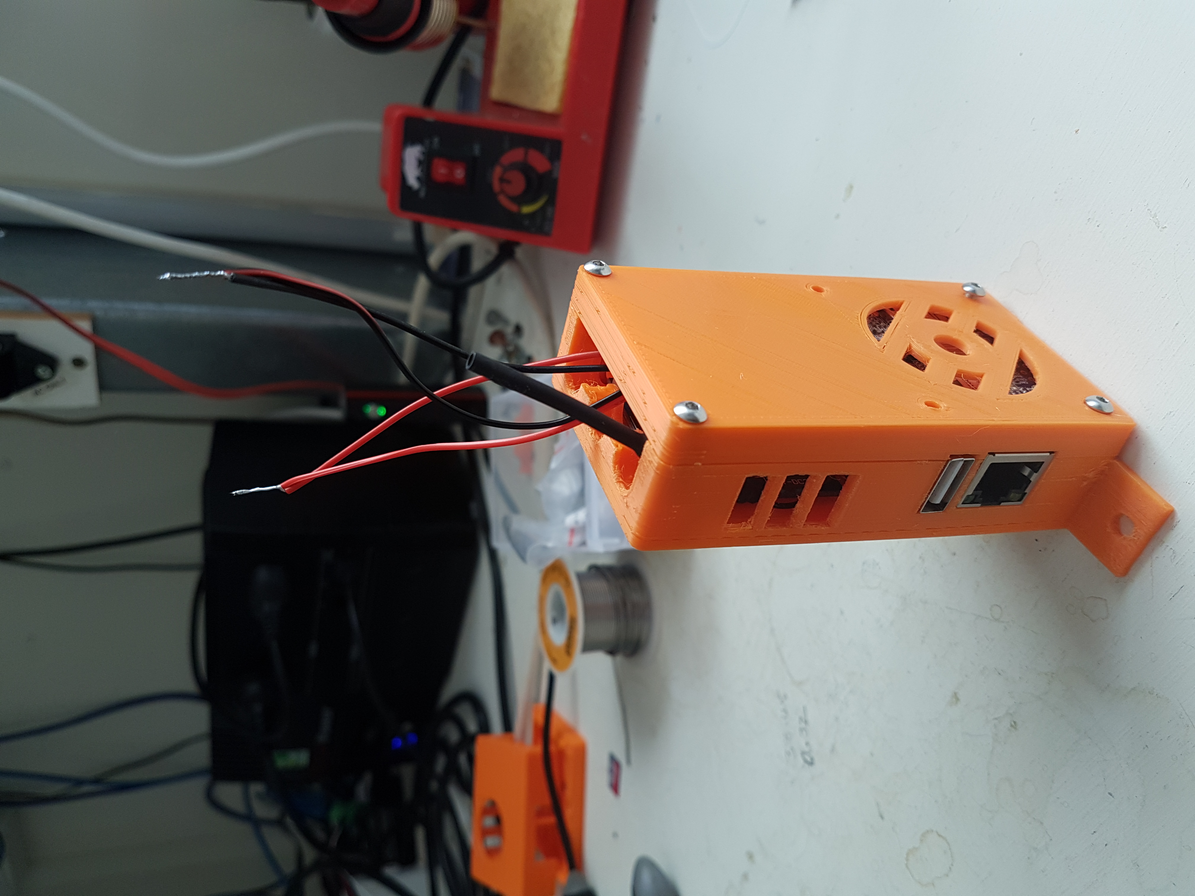 Orange Pi Zero Case with Fan Grille And Buck Converter Provision