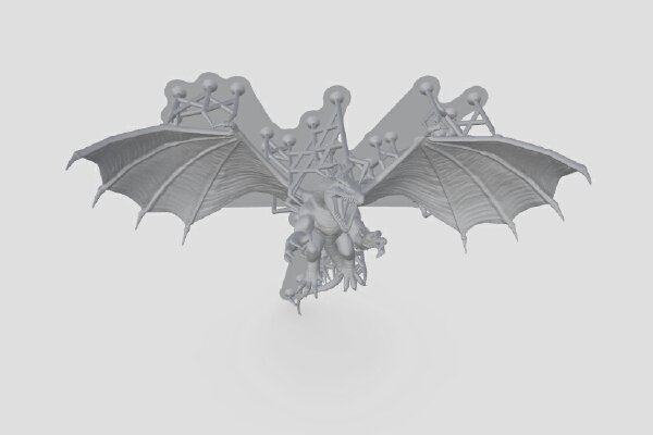 flying dragon | 3d print model
